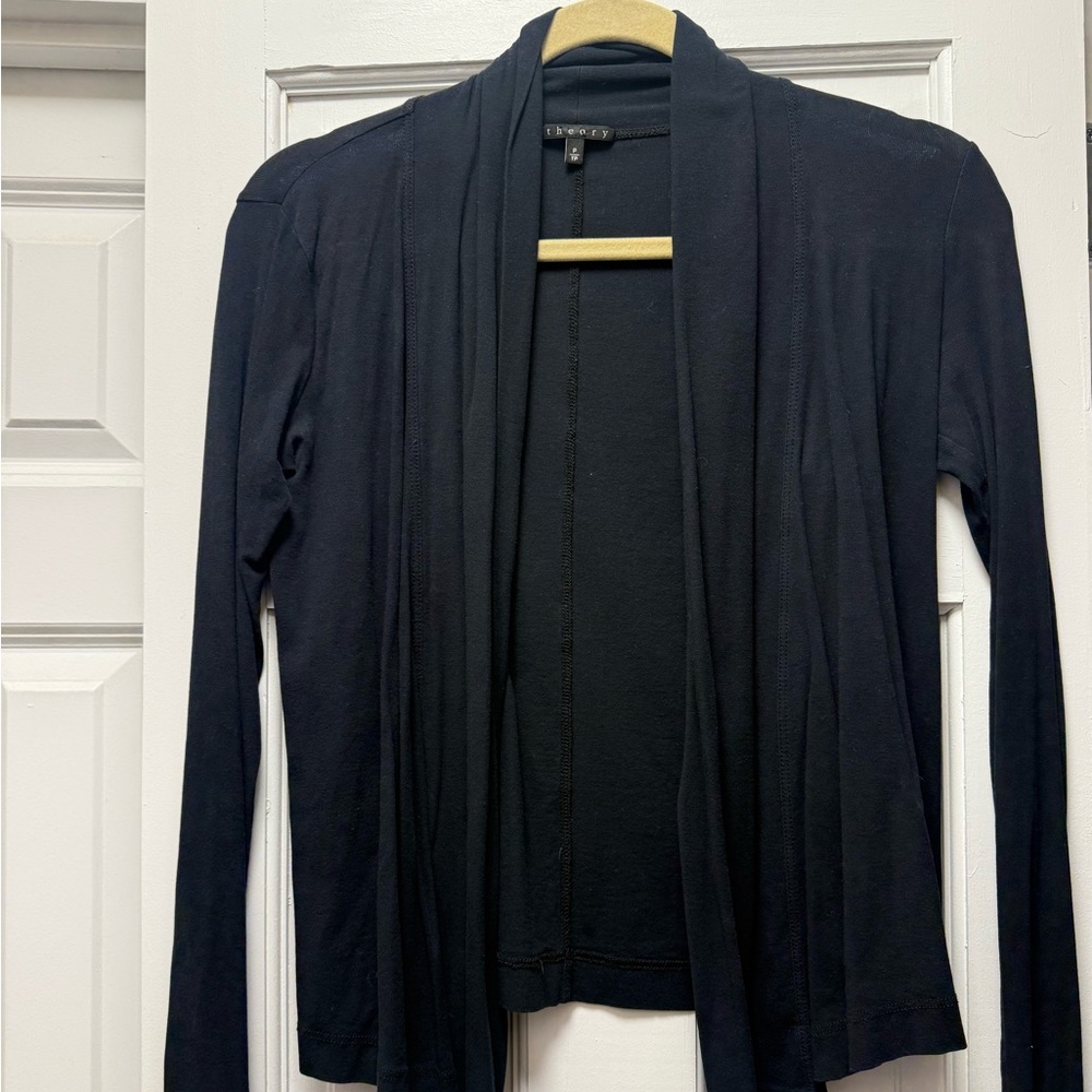 Theory 100% Cotton Black Women's Sweater